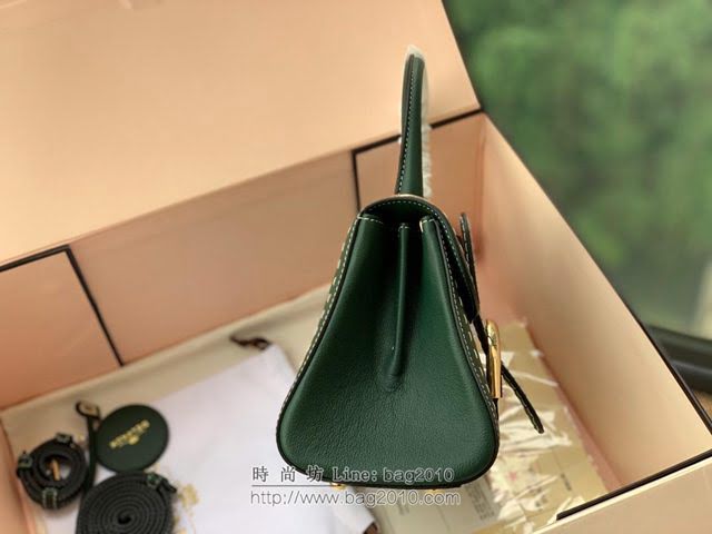 DELVAUX女包 Brillant系列手袋 Mini小號 德爾沃女手提包 女手拎包 Delvaux單肩斜挎包 DF0020手縫 翡翠綠  fcs1385